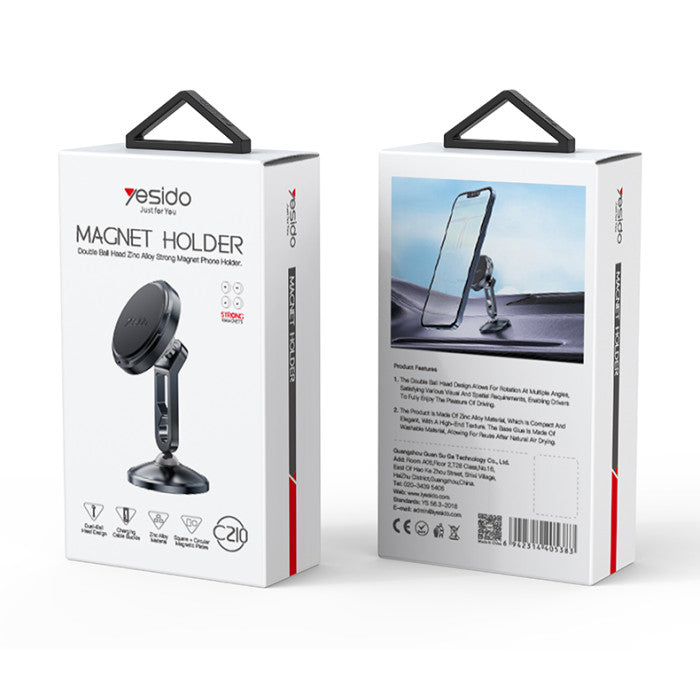 Yesido C210 360 Rotation Metal Car Magnetic Mobile Holder
