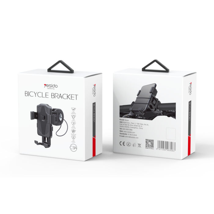 Yesido C94 Adjustable Mount For Bicycle Silicon Tape Bike Mobile Phone Holder