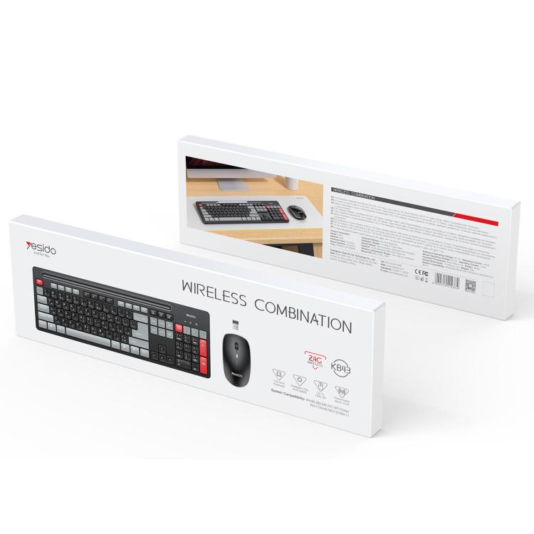 Yesido Kb43 Wireless Keyboard And Mouse Combo