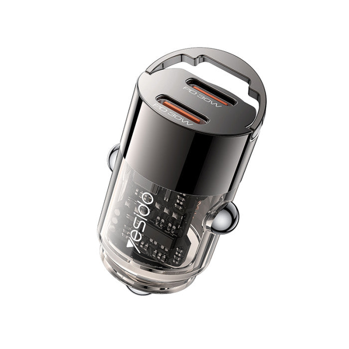 Yesido Y69 Pd 30W Transparent Shell Car Charger