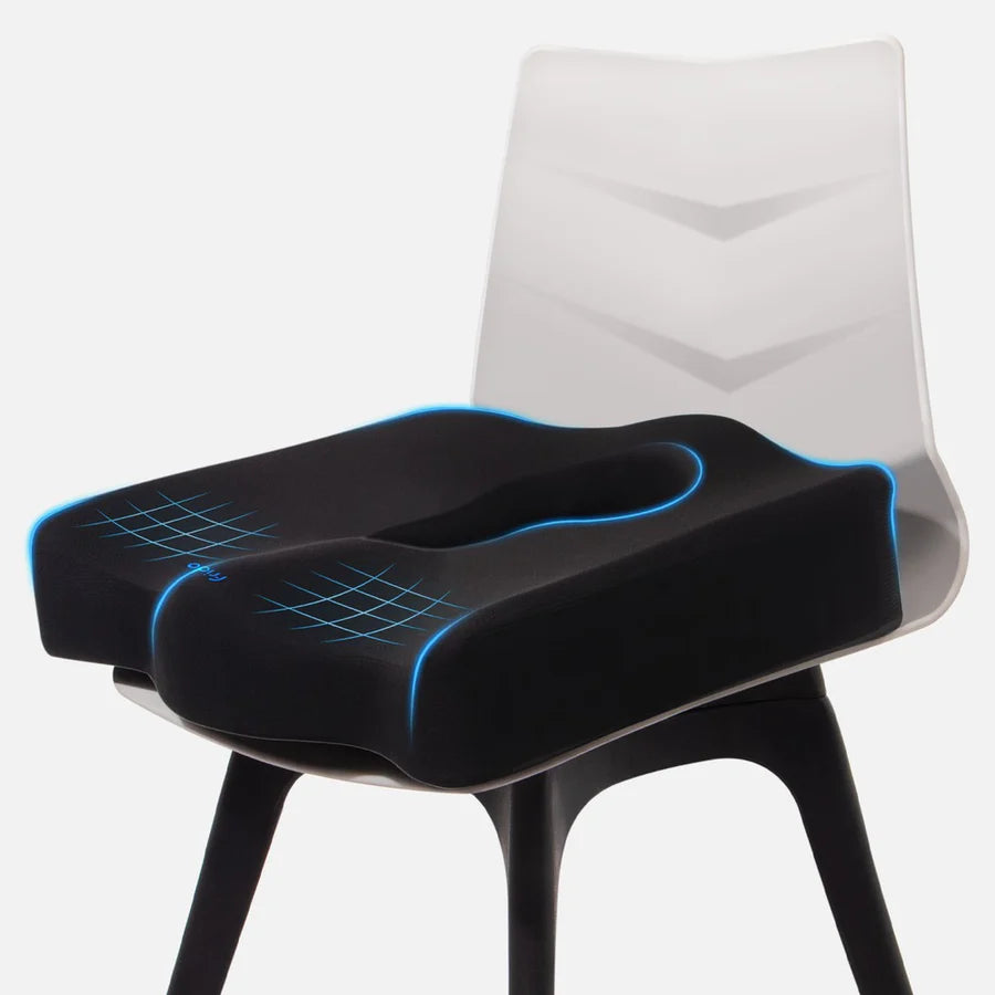 Frido Ultimate Piles Pain Relief Seat Cushion (Black)