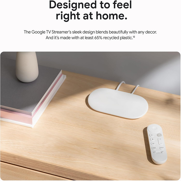 Google 4K HDR 32GB TV Streamer – White – Future Store Google 4K HDR 32GB TV Streamer – White – Future Store