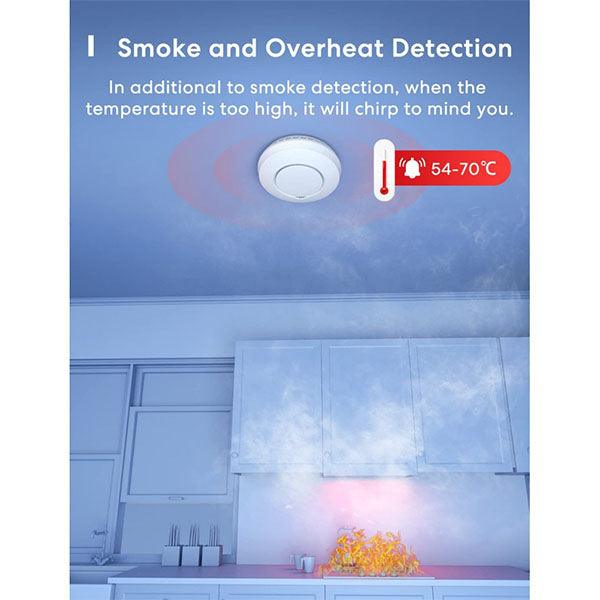 Merros Smart Smoke Alarm Kit Bundle 2 Pcs