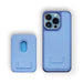 Heci iPhone 14 Pro Carbon Fiber Case with Magnetic Wallet Baby Blue - Future Store