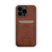 Heci iPhone 13 Pro Max Leather case Card holder with Stand Brown - Future Store