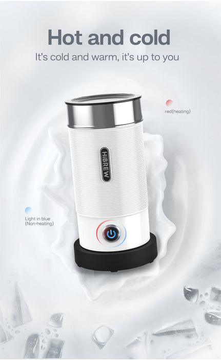 Hibrew Milk Frother Hot \ Cold M1a - اللون الأبيض