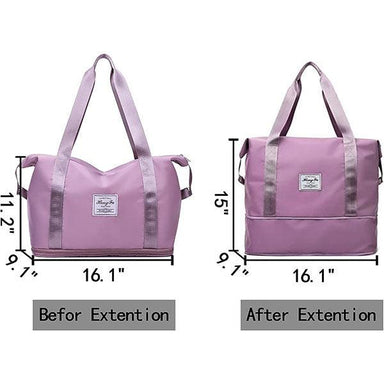 Hong Fu Large Capacity Foldable Travel Bag Violet - Future Store