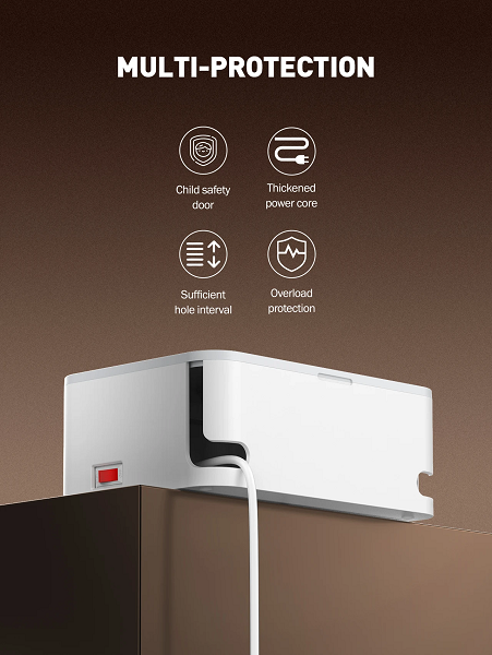 LDNIO 2500W Wireless Management Power Strip Box 8in1 SN5310W