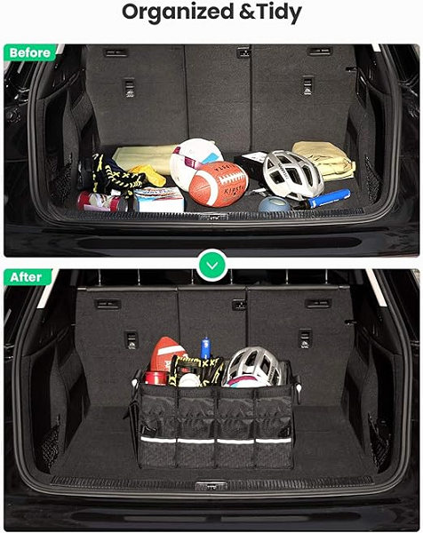 Ugreen  Multifunctional Car Storage Box Trunk Organizer Aluminum Alloy