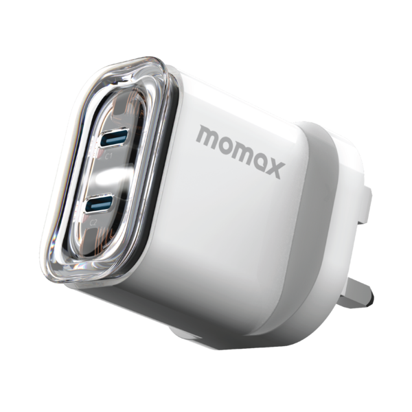 1-Charge Flow 35W 2-Port Charger (UK) (White)