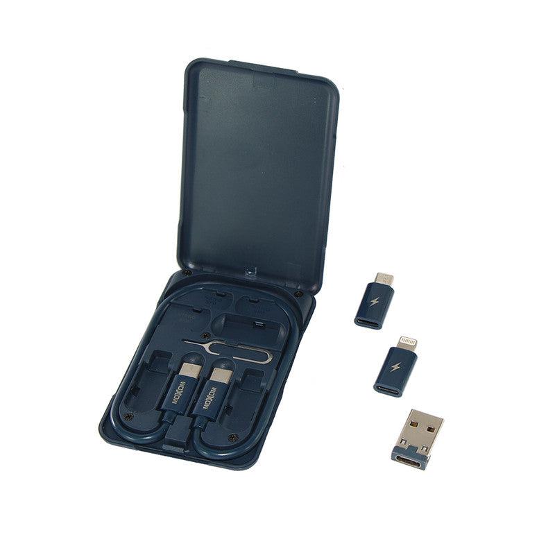 Moxom 60W Cable Combination Set PD25W Blue - Future Store