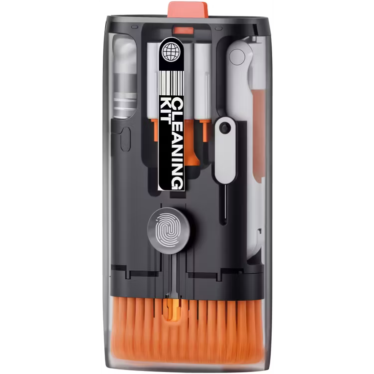 Porodo Lifestyle 11-IN-1 Multipurpose Cleaning Kit -Black