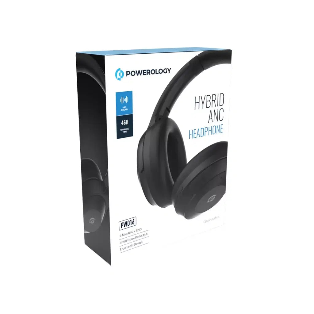 Hybrid Anc Head Phone Black