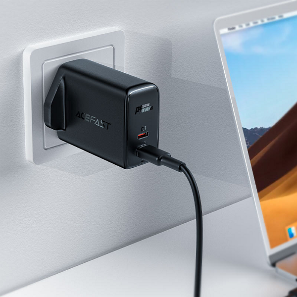 AceFast  Wall Charger A32 GaN PD50W (2xUSB-C) UK