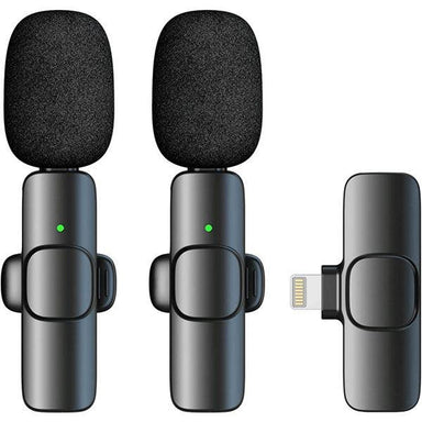 Dual Wireless Microphone K11 for iPhone & USB-C Devices - Future Store