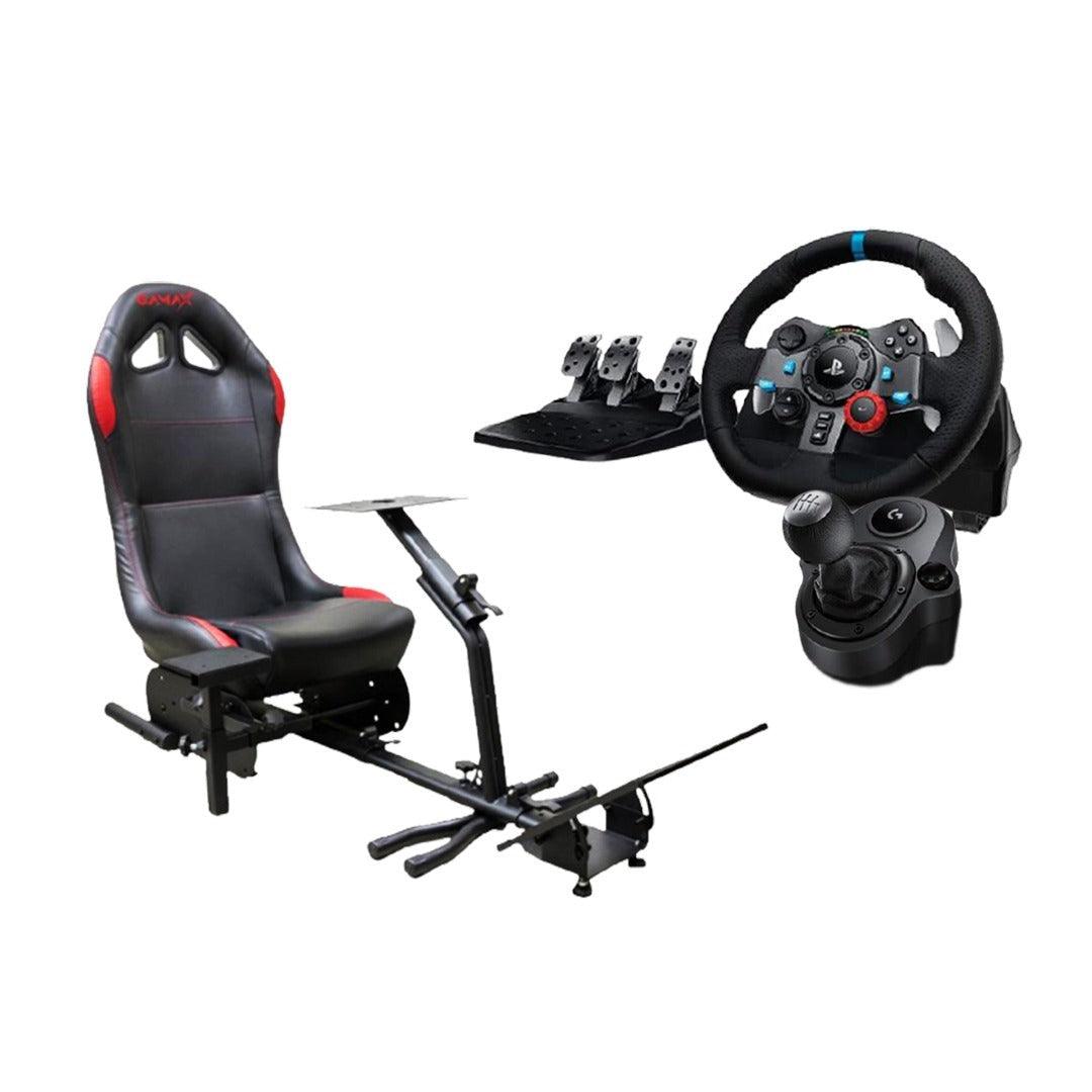 Set Logitech G920 Chair Racing Wheel Cirearoa Stand With Seat
