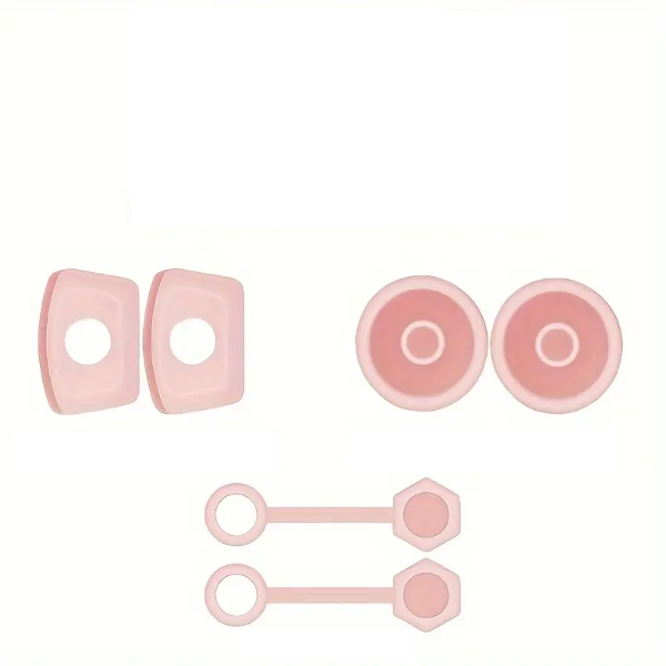 مجموعة سيليكون لستانلي كوينشر (مانع الانسكاب / مانع التسرب / غطاء القش-قطعتين)-وردي 