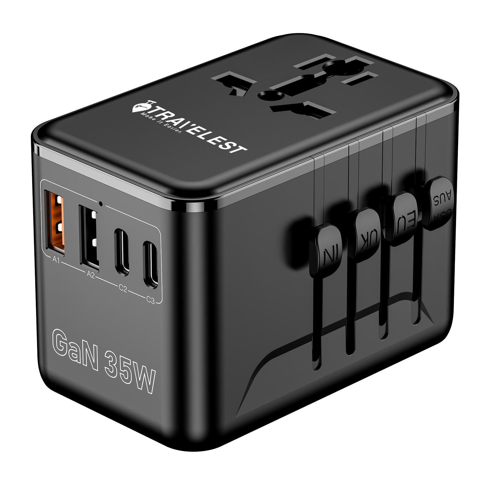 Travelest GaN 35W Travel Adapter