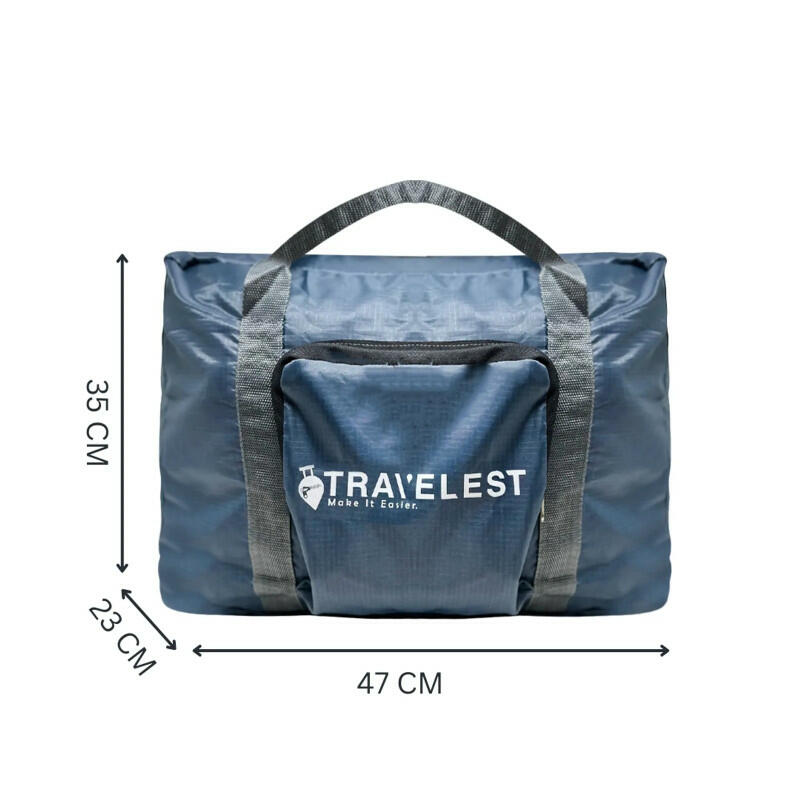Foldable Travel Duffel Bag- Navy