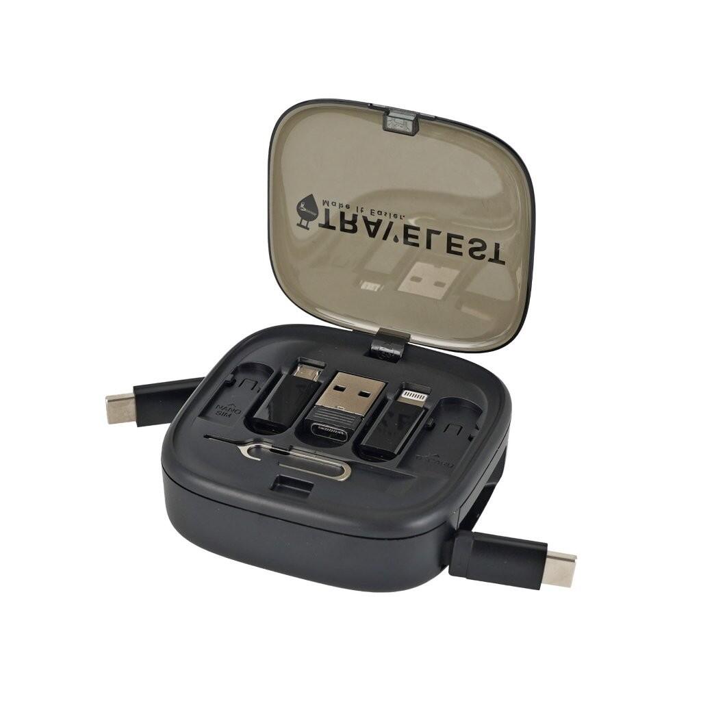 Travelest Multifunctional Retractable Cables Storage Bracket Set