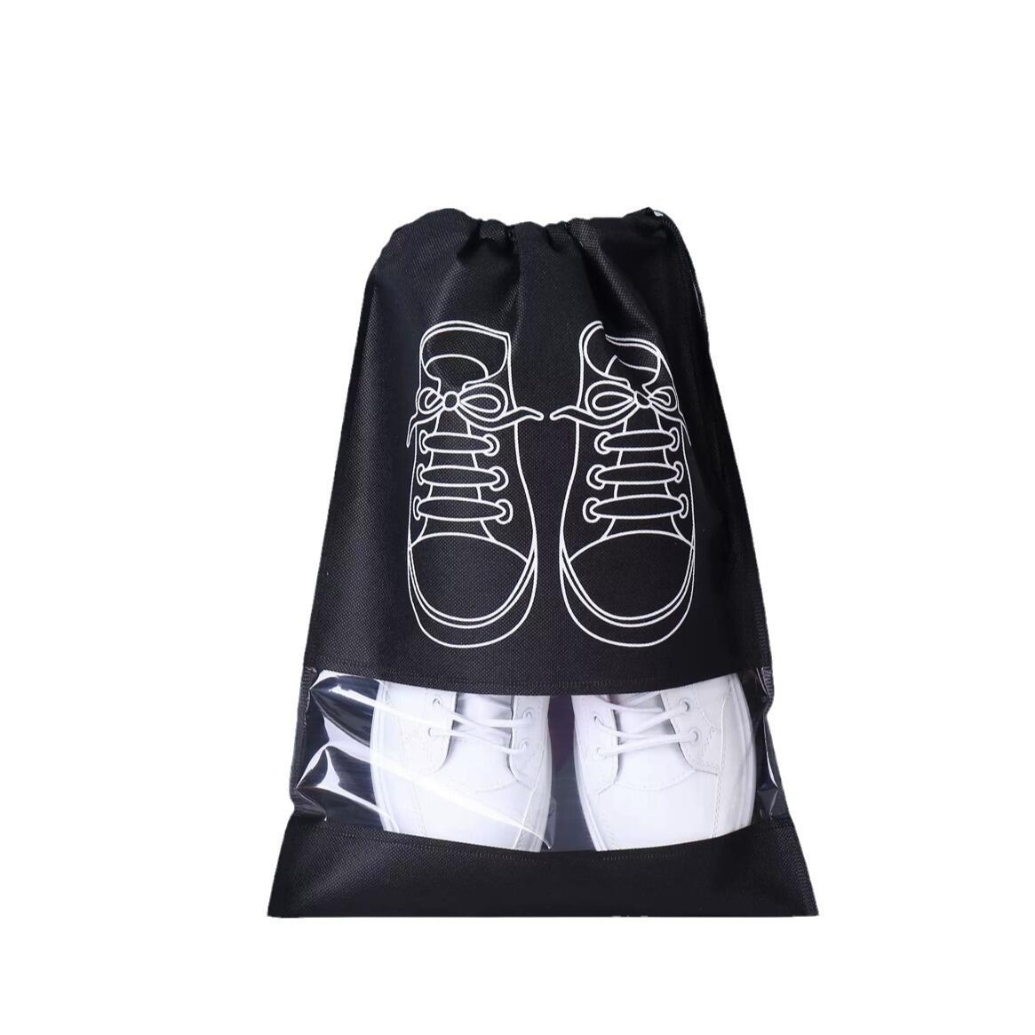 5 Pieces Shoes Pouches - Black