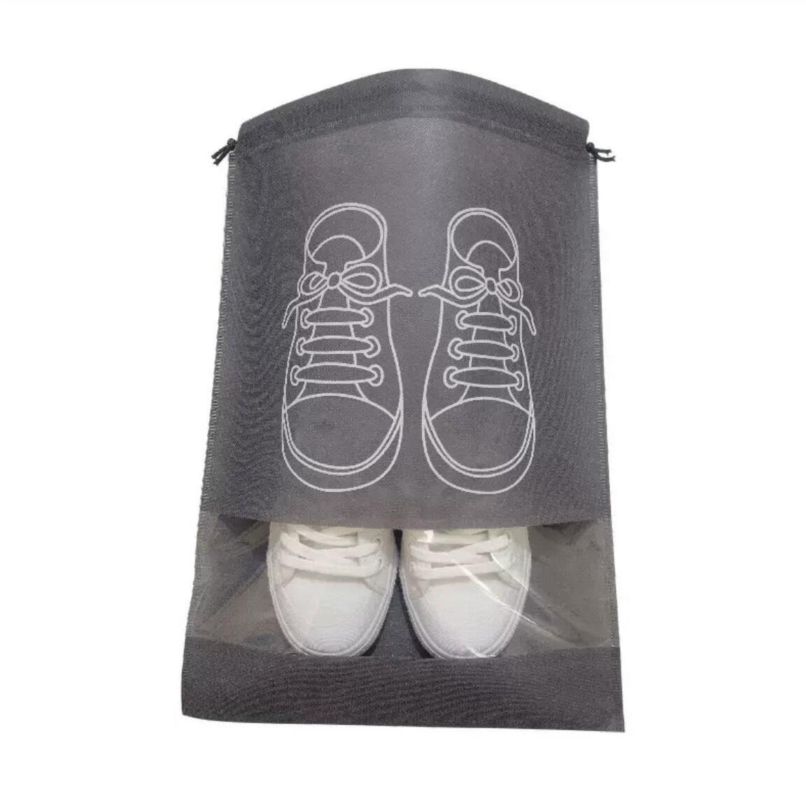 5 Pieces Shoes Pouches - Grey