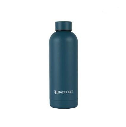Travelest Stainless Steel Narrow Mouth Water Bottle - Ocean Teal