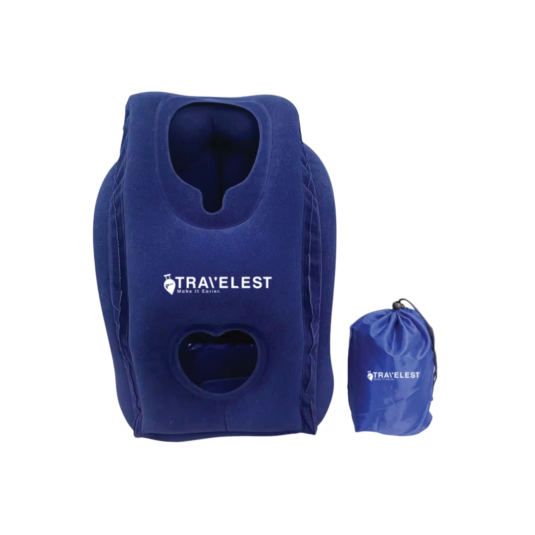 Travelest Inflatable Travel Nap Pillow