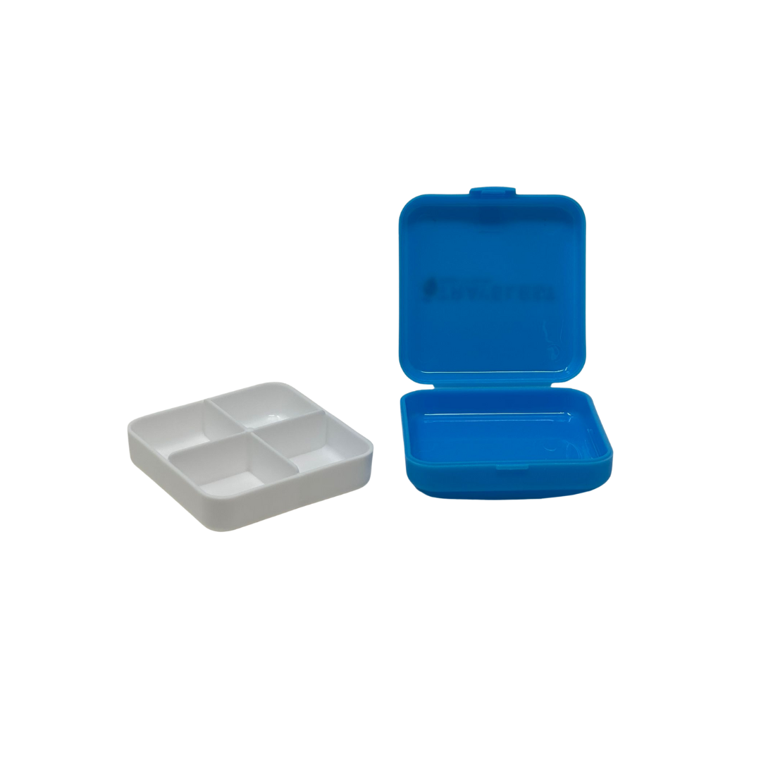 Travelest Pill Case with 4 Compartments