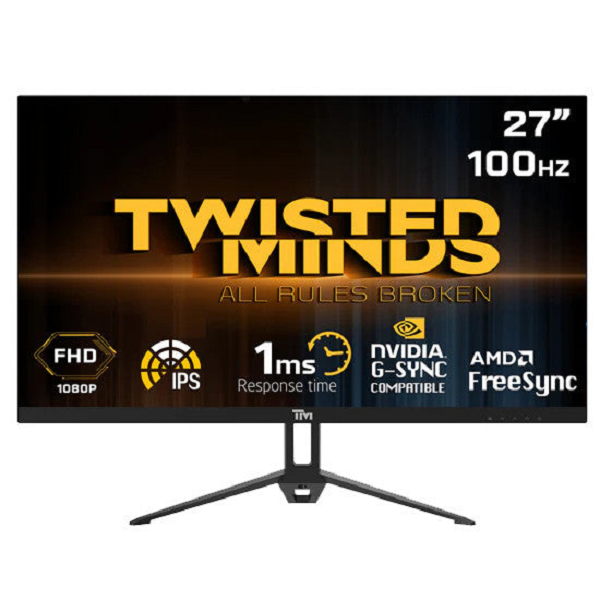 Twisted Minds 27 inch FHD 100 Hz IPS 1ms Gaming Monitor TM27FHD100IPS-GAIZ