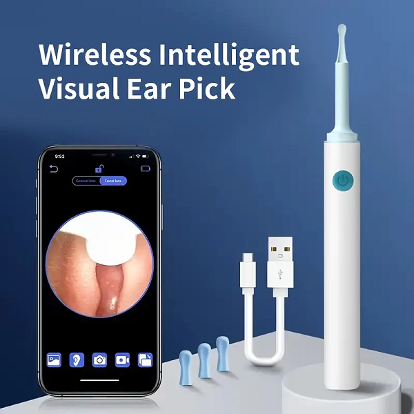 Ear Cleaner with HD Camera White-UFWD