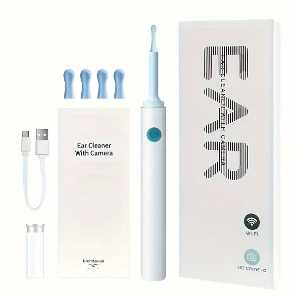 Ear Cleaner with HD Camera White-UFWD