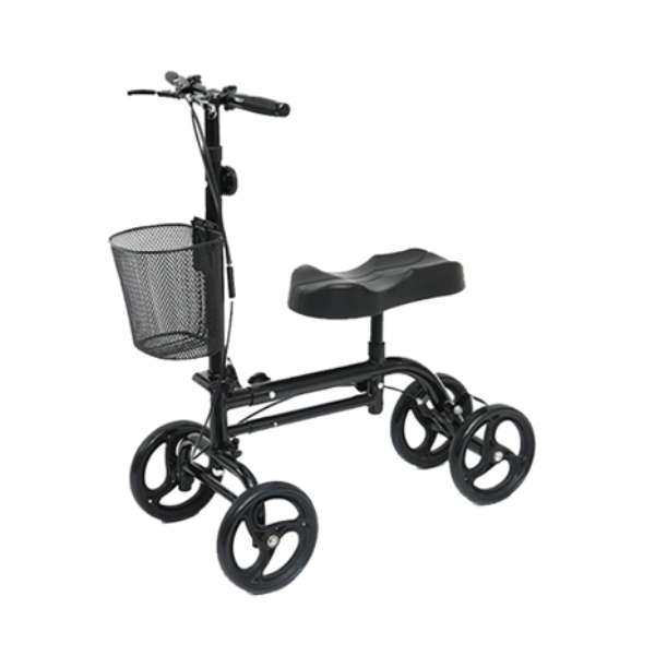 Try Seson Foot injury cart and Steerable Front Wheels Handbrake Foldable Chair