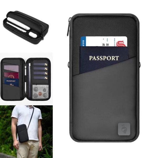 Travelest Travel Pass Passport Pouch Black - Future Store