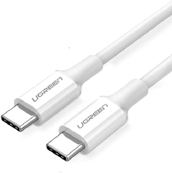 UGREEN 5A USB-C 2.0 To TYPE-C, Male To Male Data Cable 5A (2M) - White