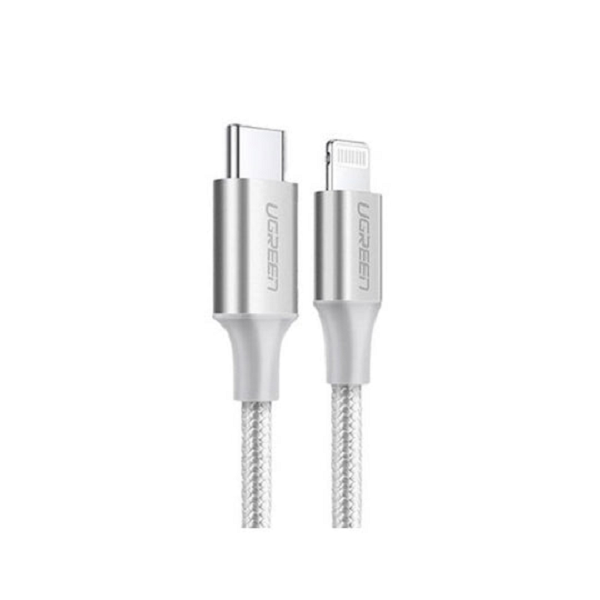 UGreen USB-C to Lightning Cable M/M Aluminium 1M - Silver