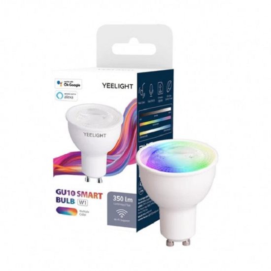 Yeelight Gu10 Smart Bulb Light, Pack of 1 -Multicolor