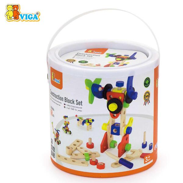 Viga Construction Tub Set 68 Pcs