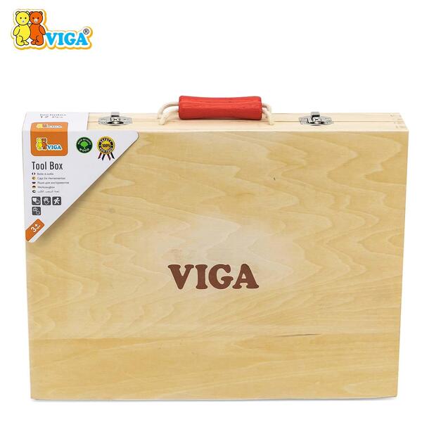 Viga Wooden Tool Box 12 Pcs