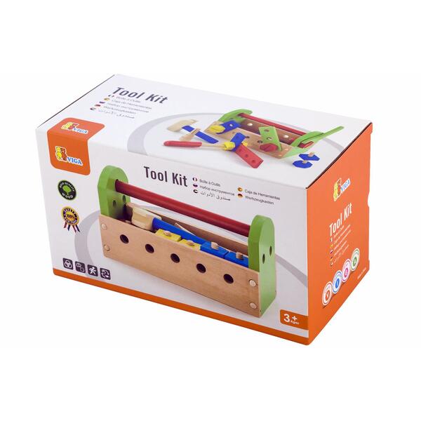 Wooden Tool Kit - 24 Pcs