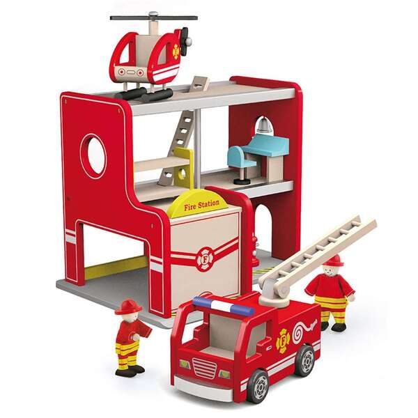 Viga Fire Station w / Accessories