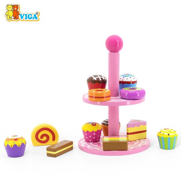 كب كيك خشبي مع موقف
الحجم: 175 × 175 × 255 مم