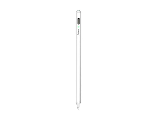 XPOWER ST5 2 In 1 Active Stylus Pencil For iPad and Phone / Tablet With Two Extra Nib, White