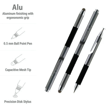 XTREMEMAC 3-in-1 Aluminum Stylus Pencil