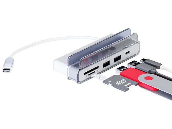 Xtrememac Type-C 6 في محور 1 مع معلقة حامل لـ IMAC