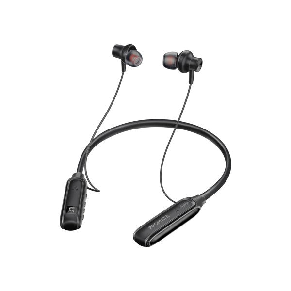 Promate Lush Wireless Neckband Earphones - Black - TJRHI8A