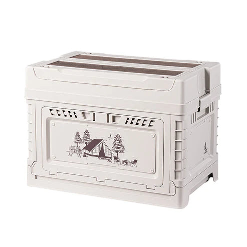 Naturehike Ling Yue S PP Folding Storage Box - Light Beige (25L + 5L)