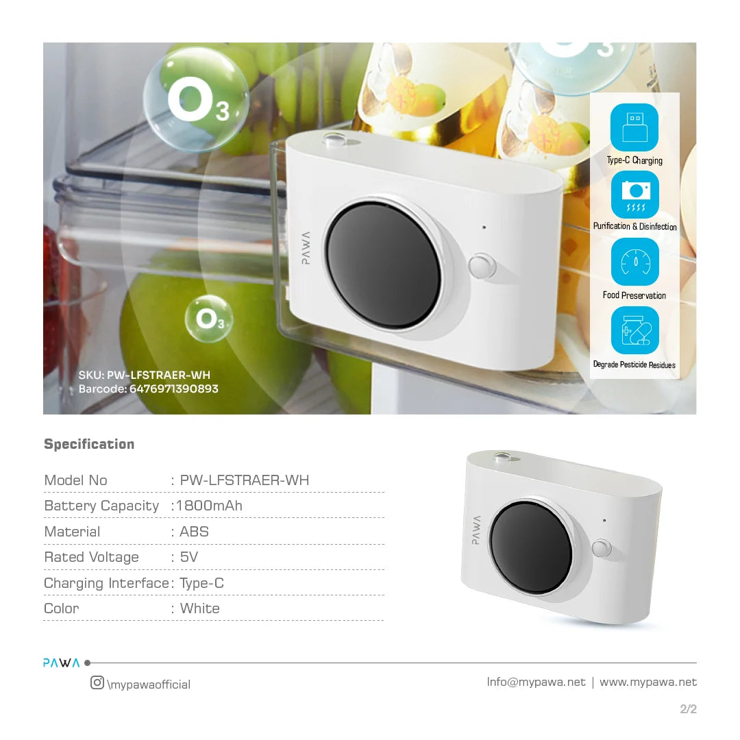 Pawa Freshpods Refrigerator Odor Eliminator