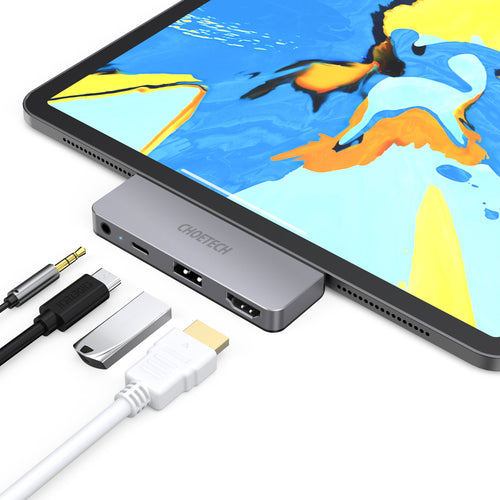 Choetech 4 IN 1 USB C HUB For All USB C Port Devices-5SUO
