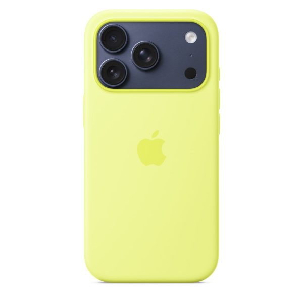 Apple Iphone 17 Pro Max Silicone Case With Magsafe - Neon Yellow